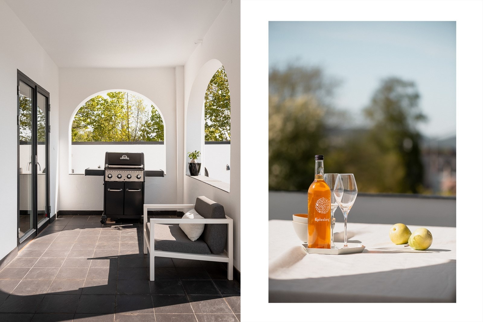 Her kan man nyte fine sommerdager Galleribilde