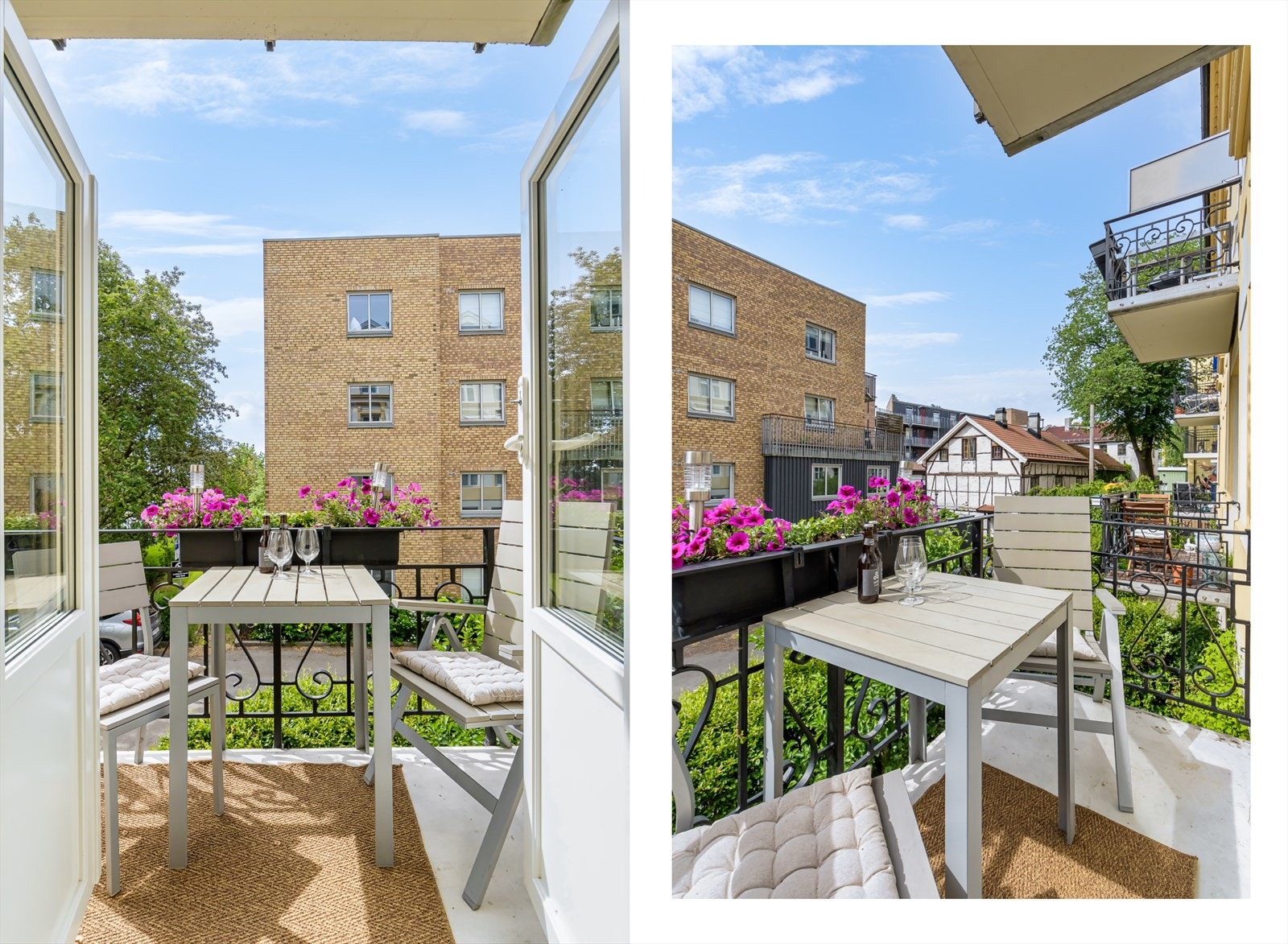 Den herlige balkongen på 3 kvm, er det ideelle uterommet for å nyte varme sommerdager Galleribilde