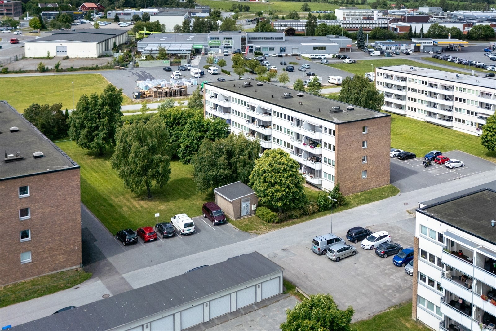 Dronefoto Galleribilde