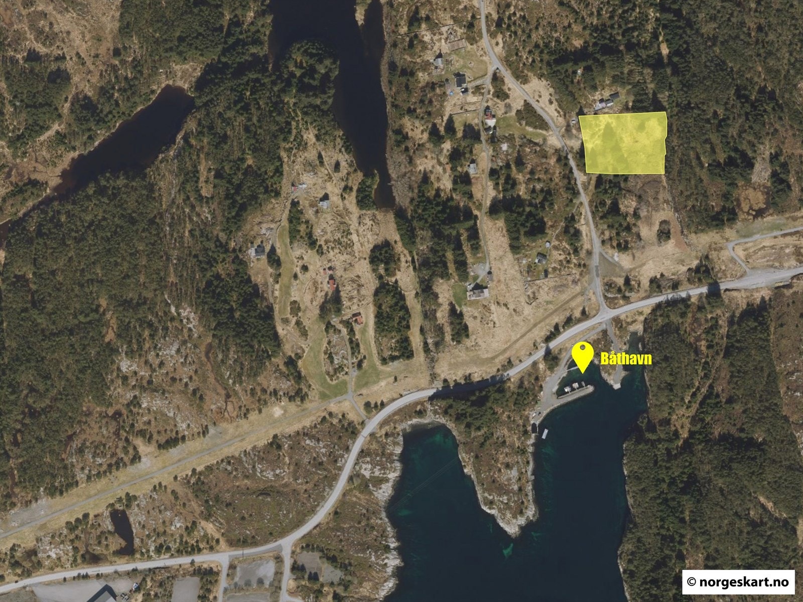 Med tomten følger det med båtplass i fine Sturevågen. Galleribilde