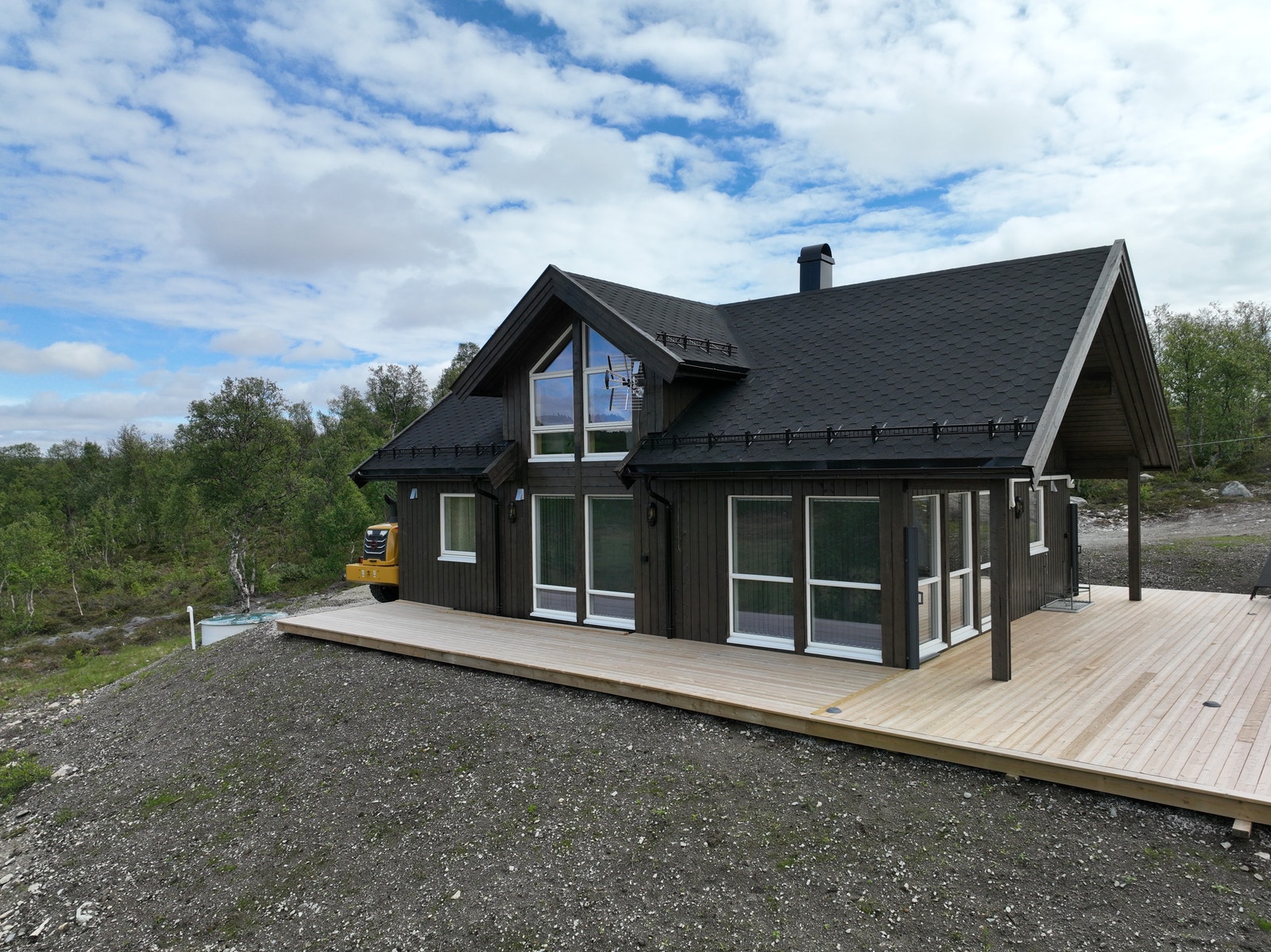 Med hems gir denne hytta god boltreplass. Galleribilde