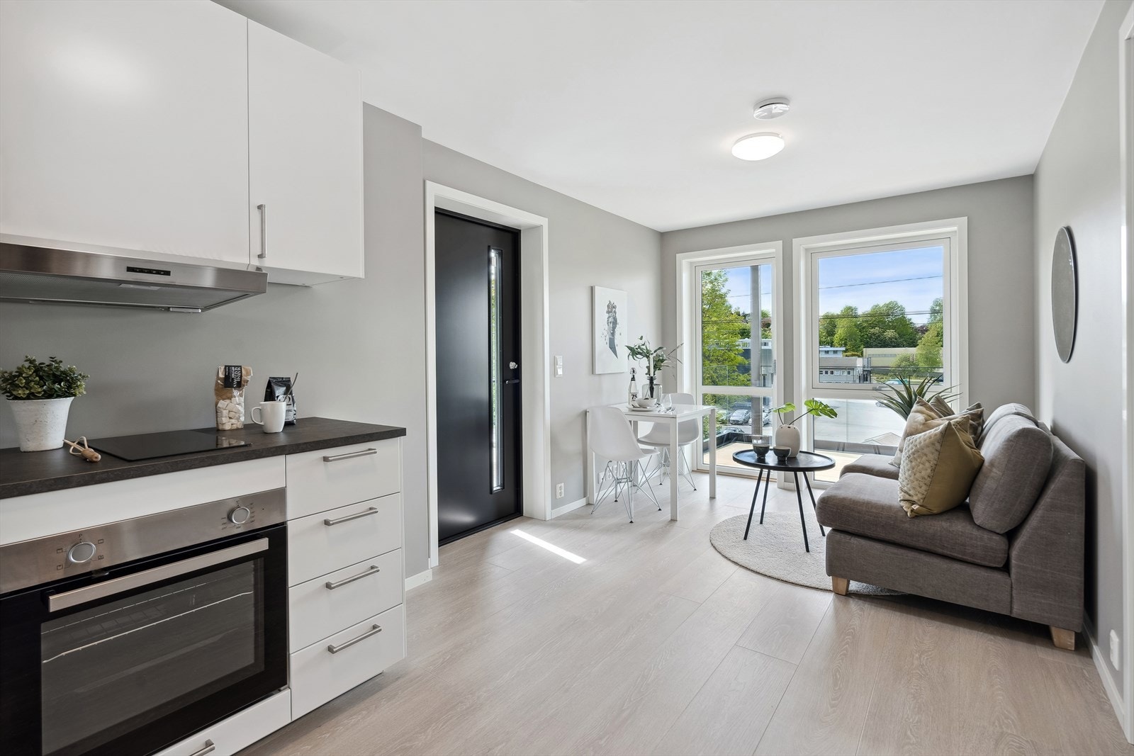 Hybel med egen inngang mot syd Galleribilde