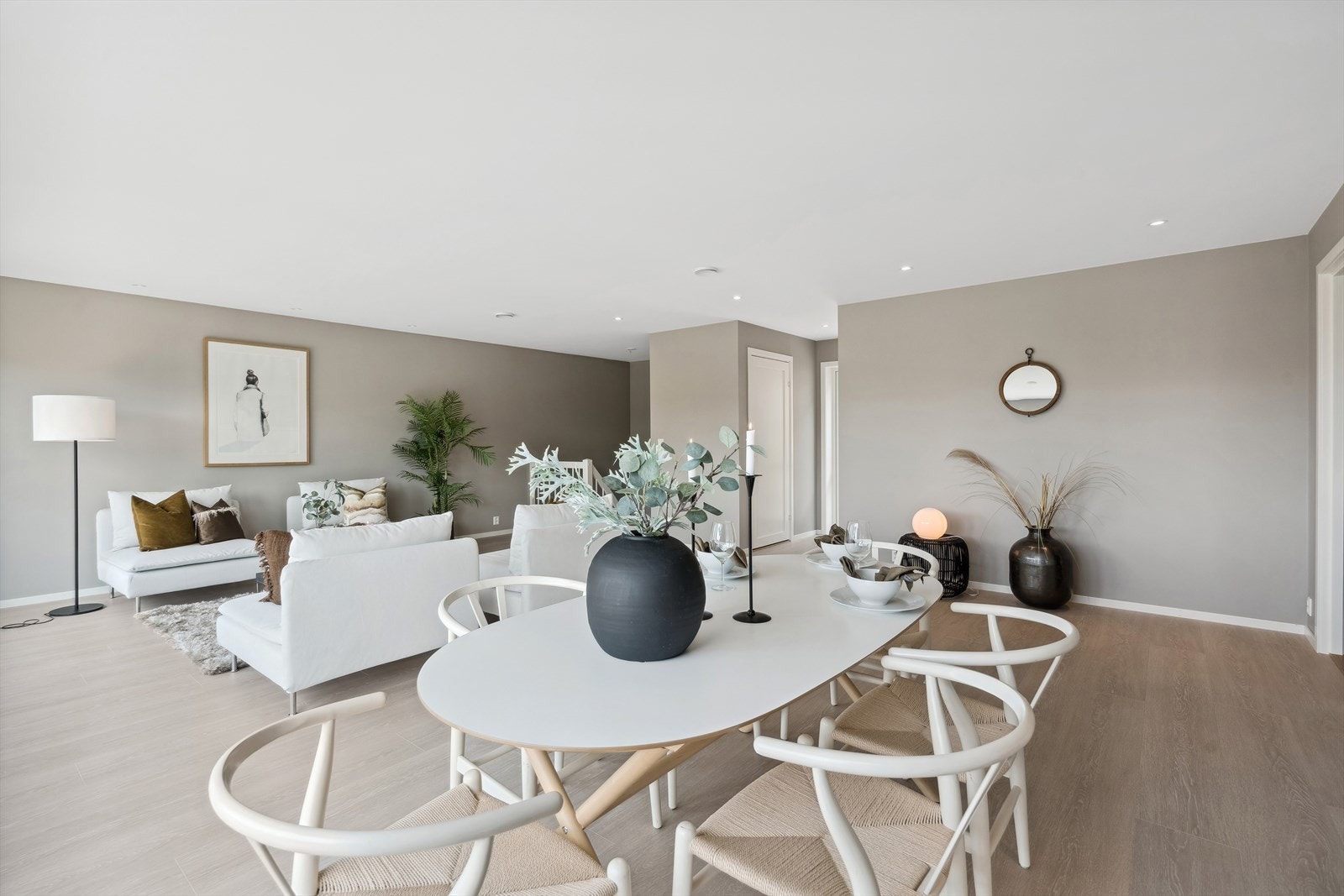 Innvendig malt i moderne, lune farger Galleribilde