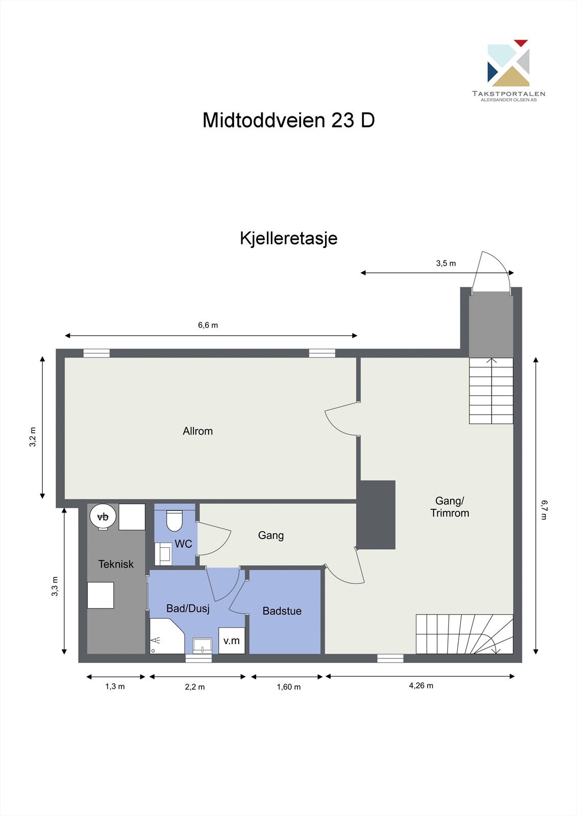 Hovedhus kjelleretasje Galleribilde