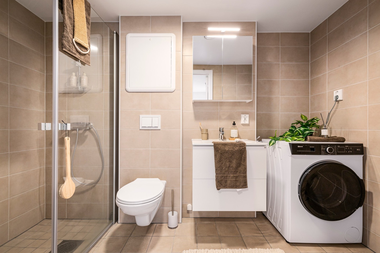 Badet ble totalrenovert i 2024 i regi av borettslaget Galleribilde