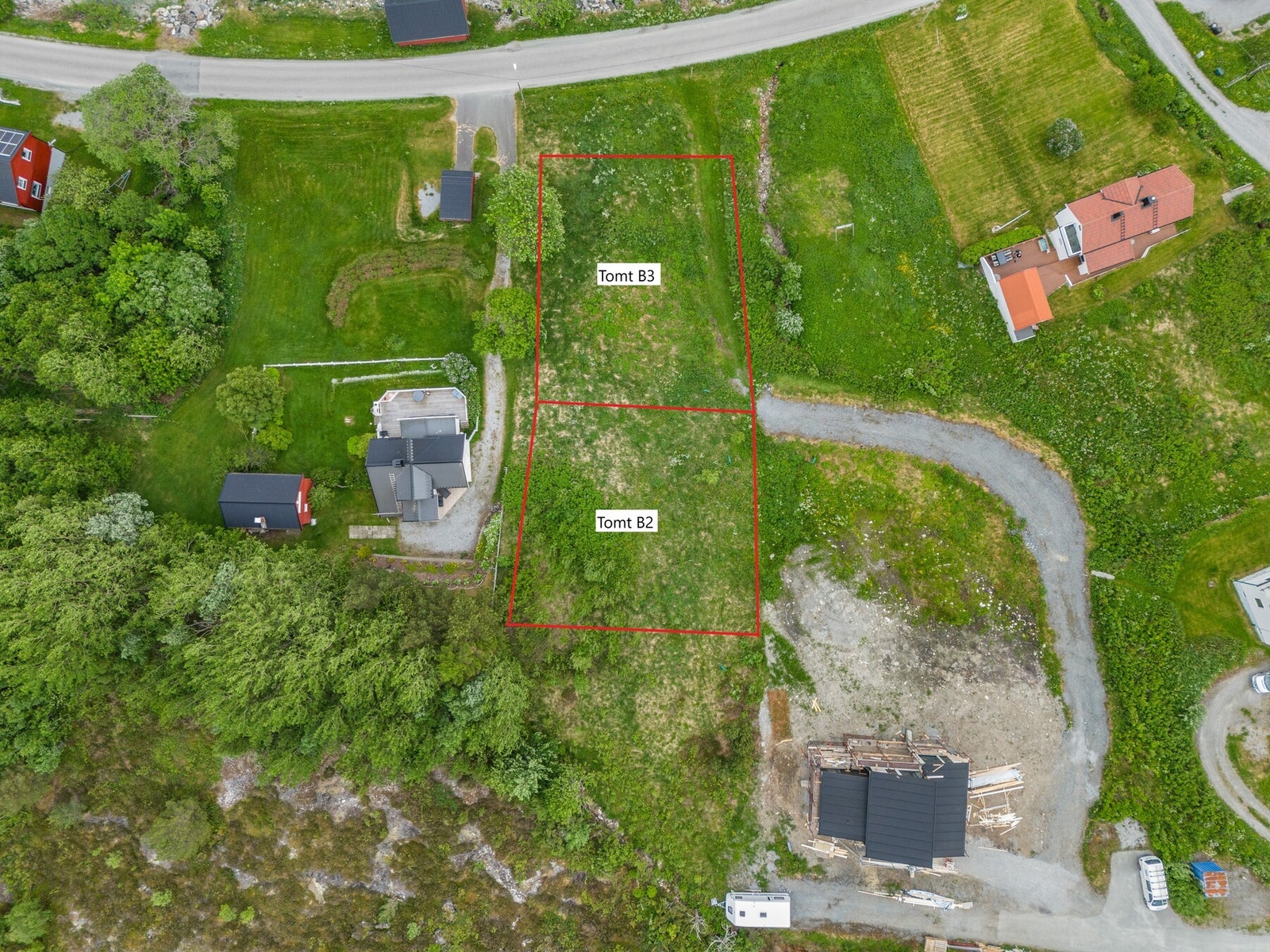 Plassering av tomtene på kartet er kun et estimat, avvik vil kunne forekomme Galleribilde