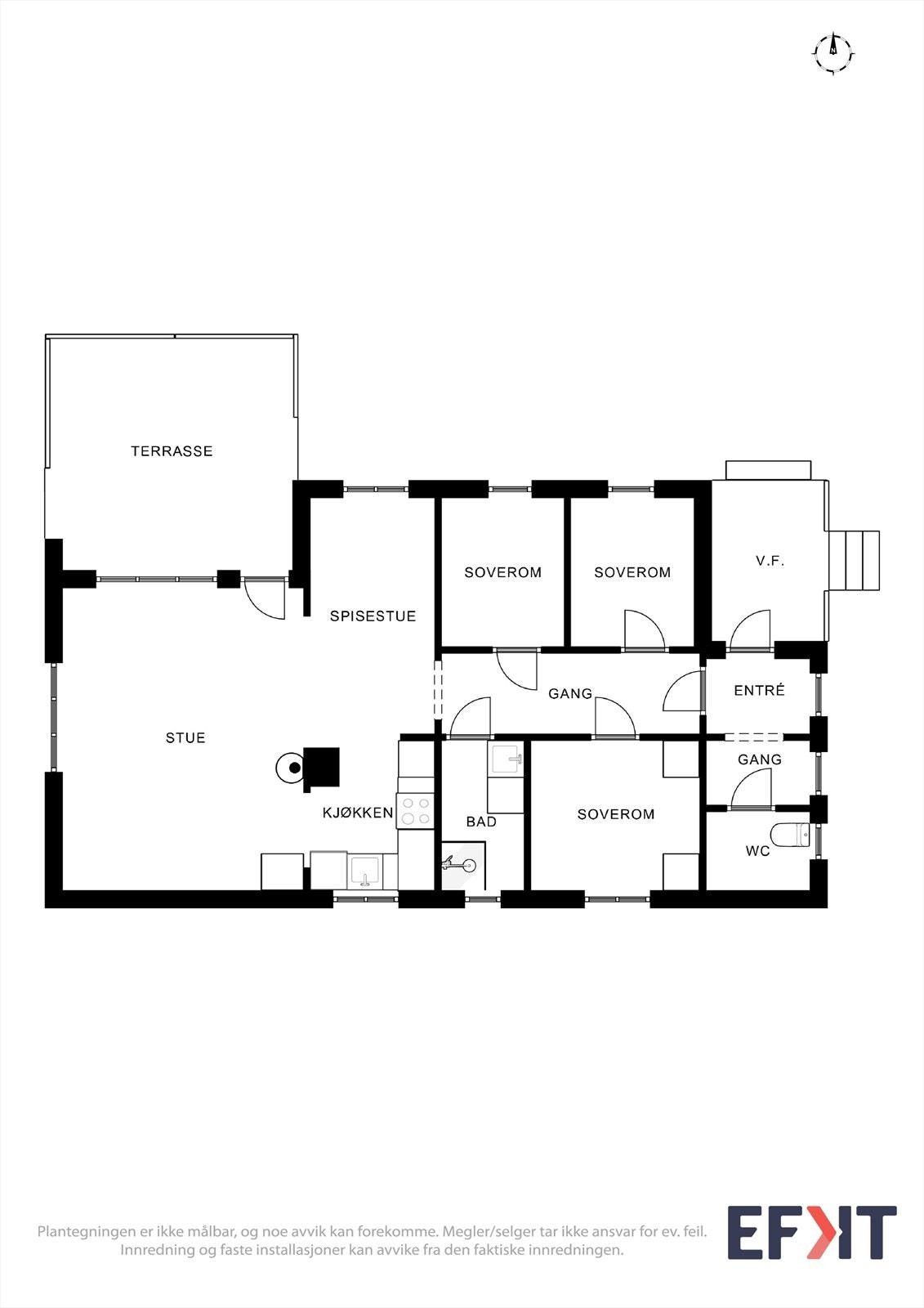 Plantegning - 1. etasje Galleribilde