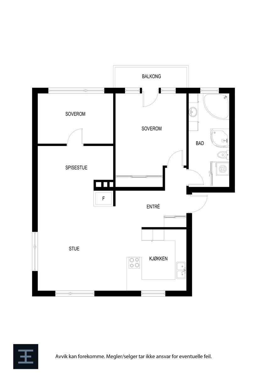 Plantegning | Sandeidgata 31A Galleribilde