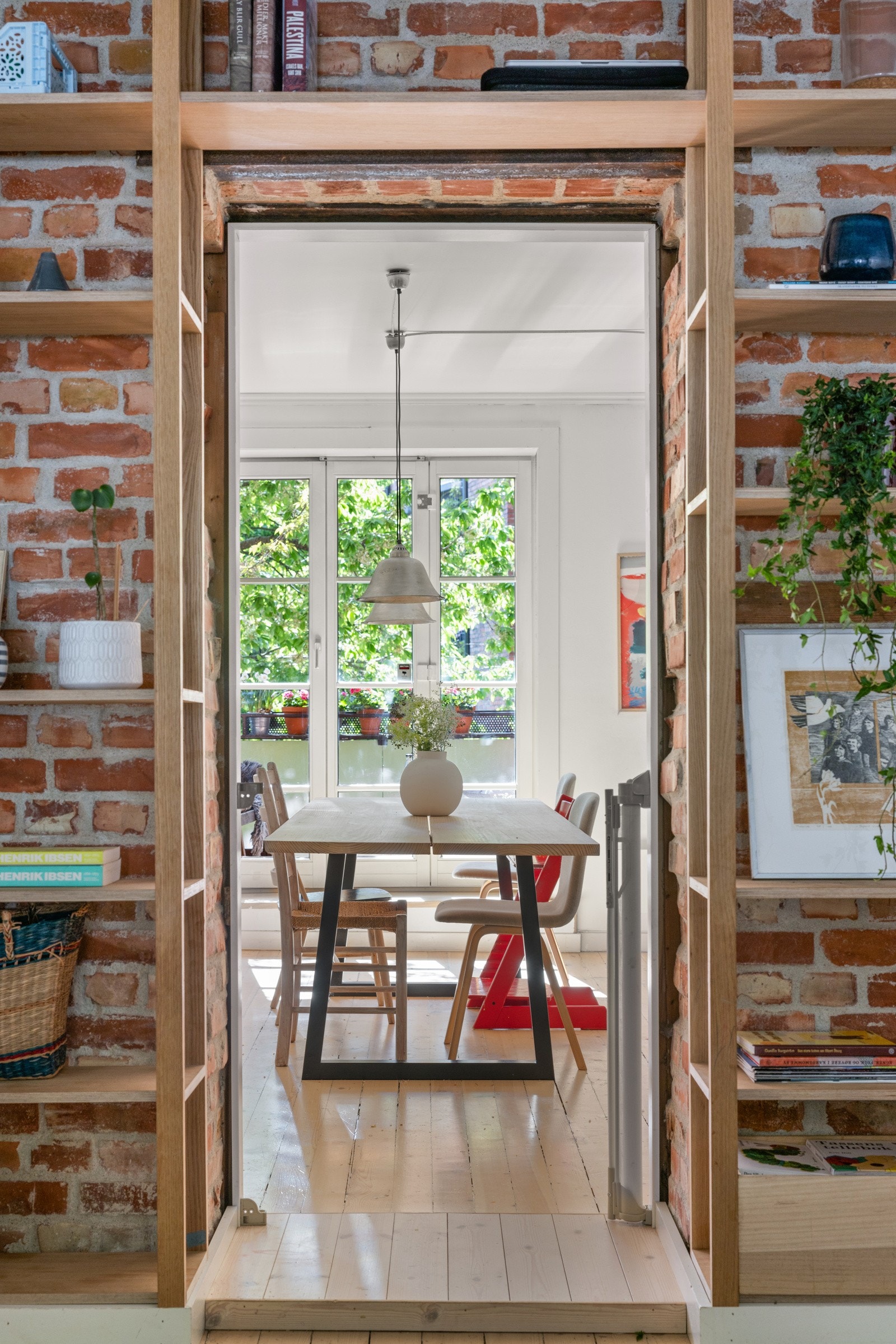 Det er flere lekre detaljer i leiligheten. Galleribilde