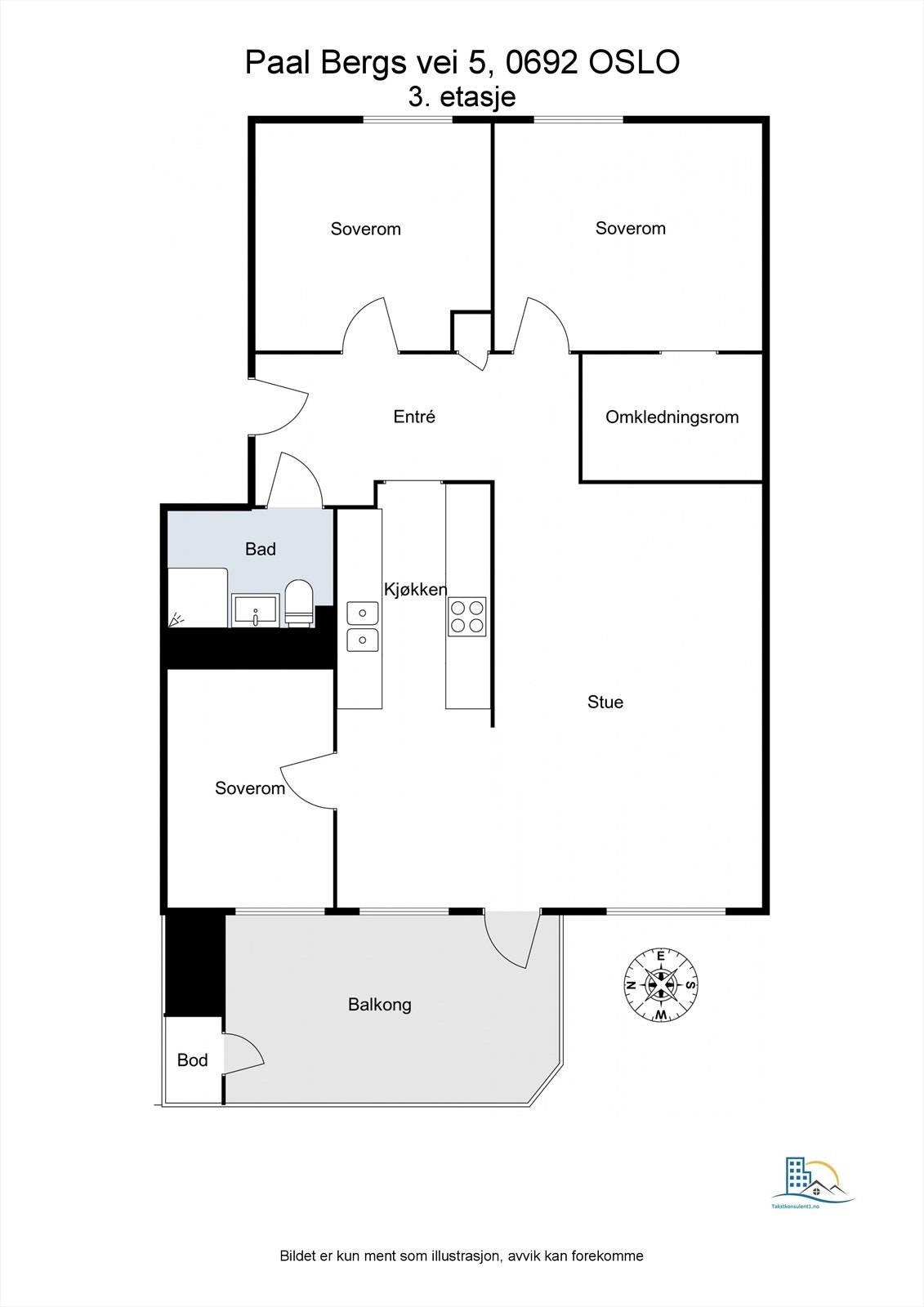- Plantegning til orientering - Galleribilde