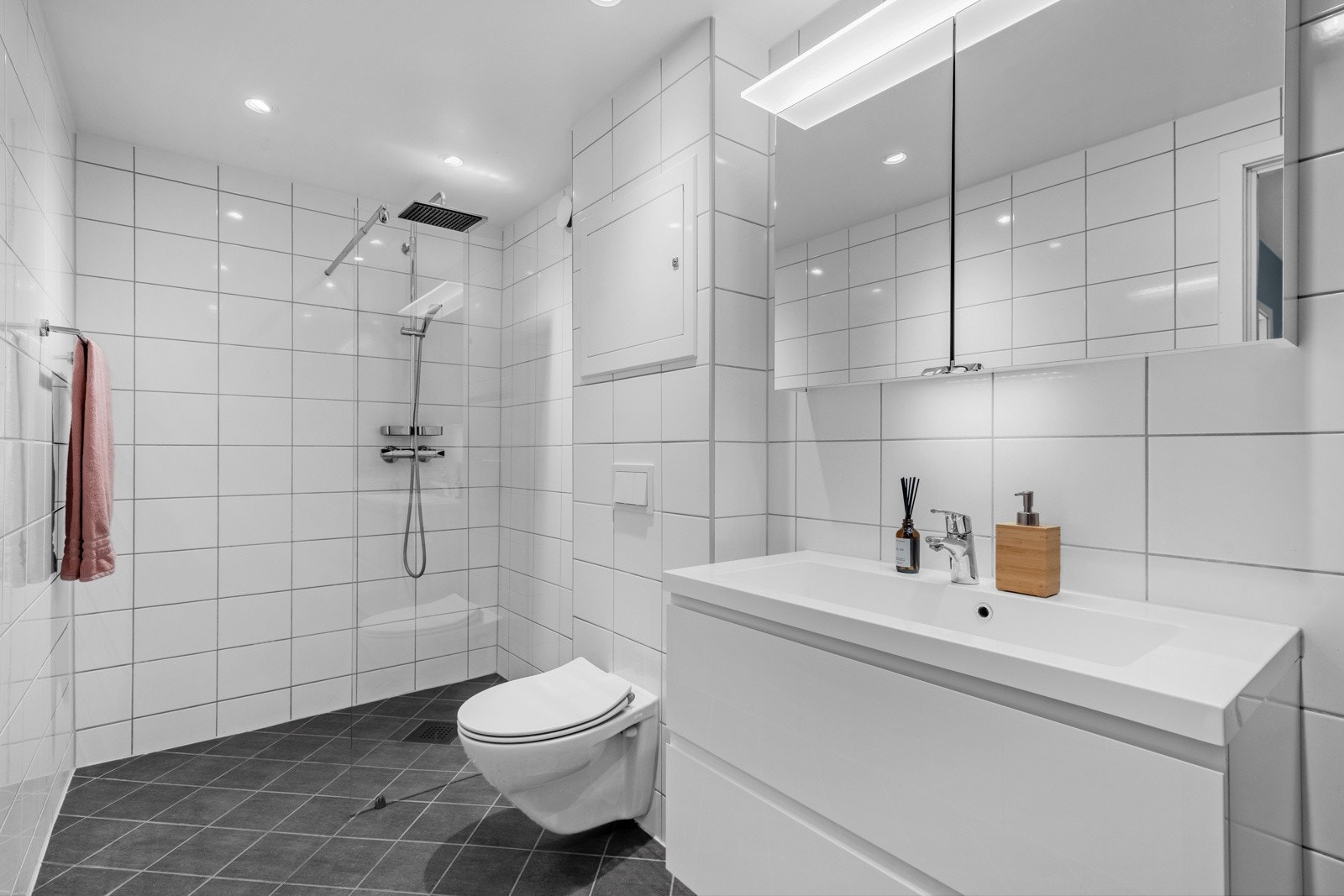 Badet ble totalt modernisert og utvidet i regi av borettslaget i 2016. Galleribilde