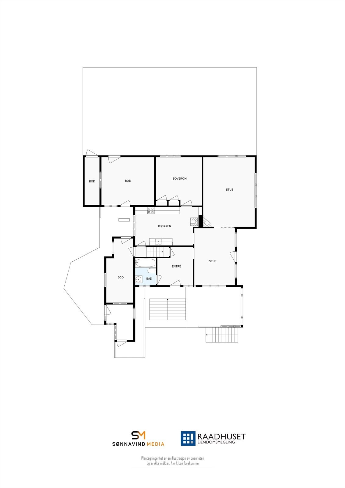 2D Plantegning | 2. Etasje Galleribilde