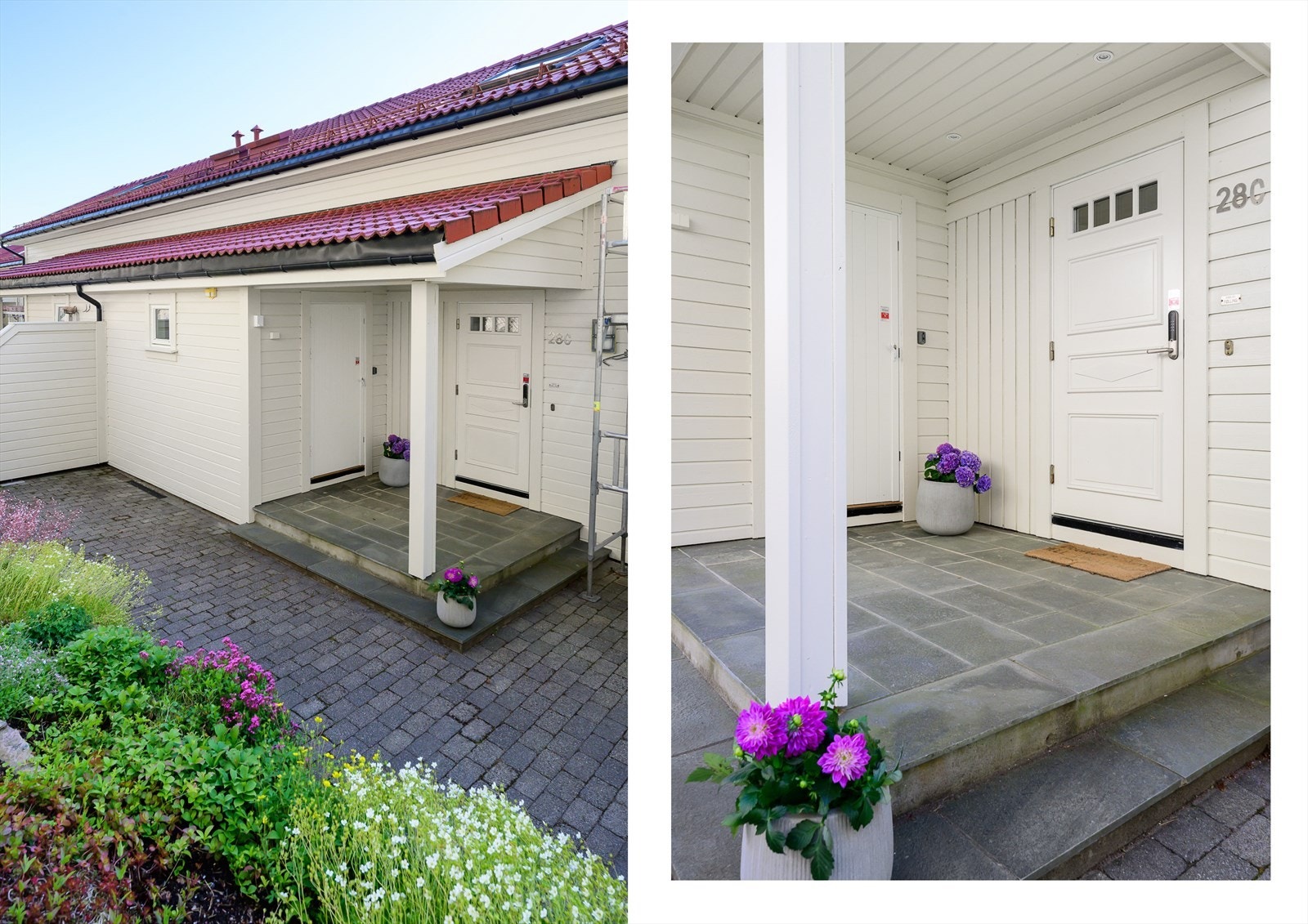 Leiligheten kan by på uteplass både på fremsiden og baksiden. Godt skjermet på begge sider. Galleribilde