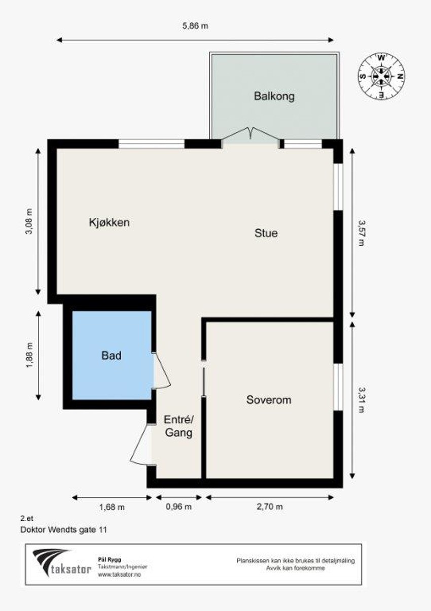 Doktor Wendts gate 11 - 2.et Galleribilde