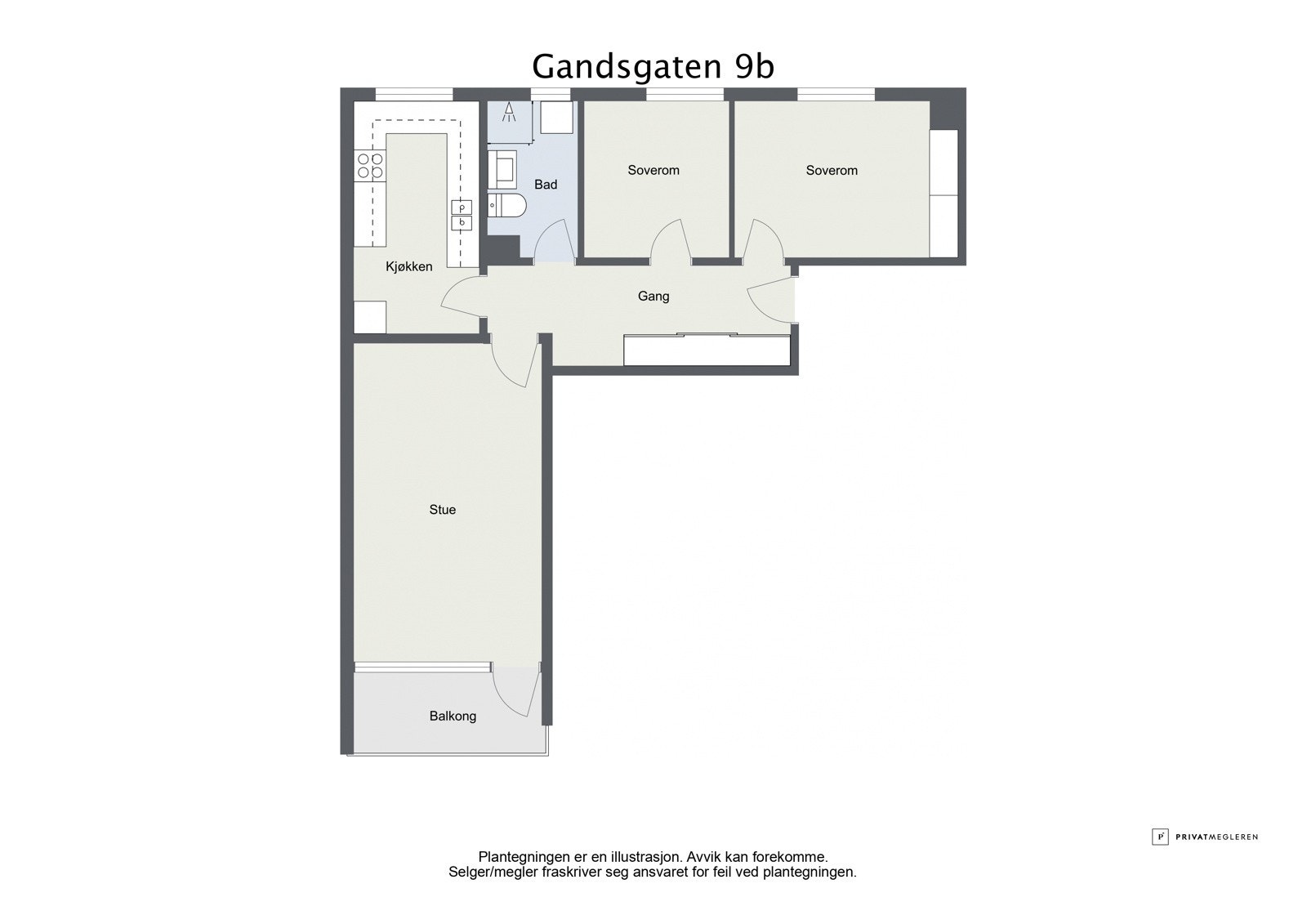 Plantegning Galleribilde
