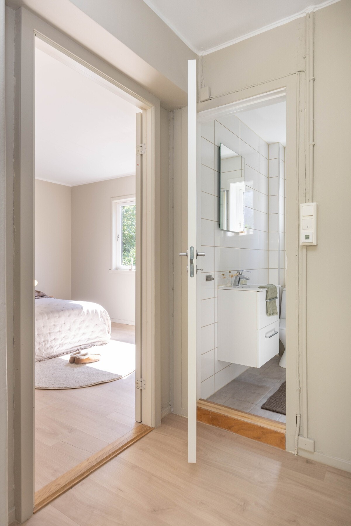 Videre kommer vi til soverommet og badet Galleribilde