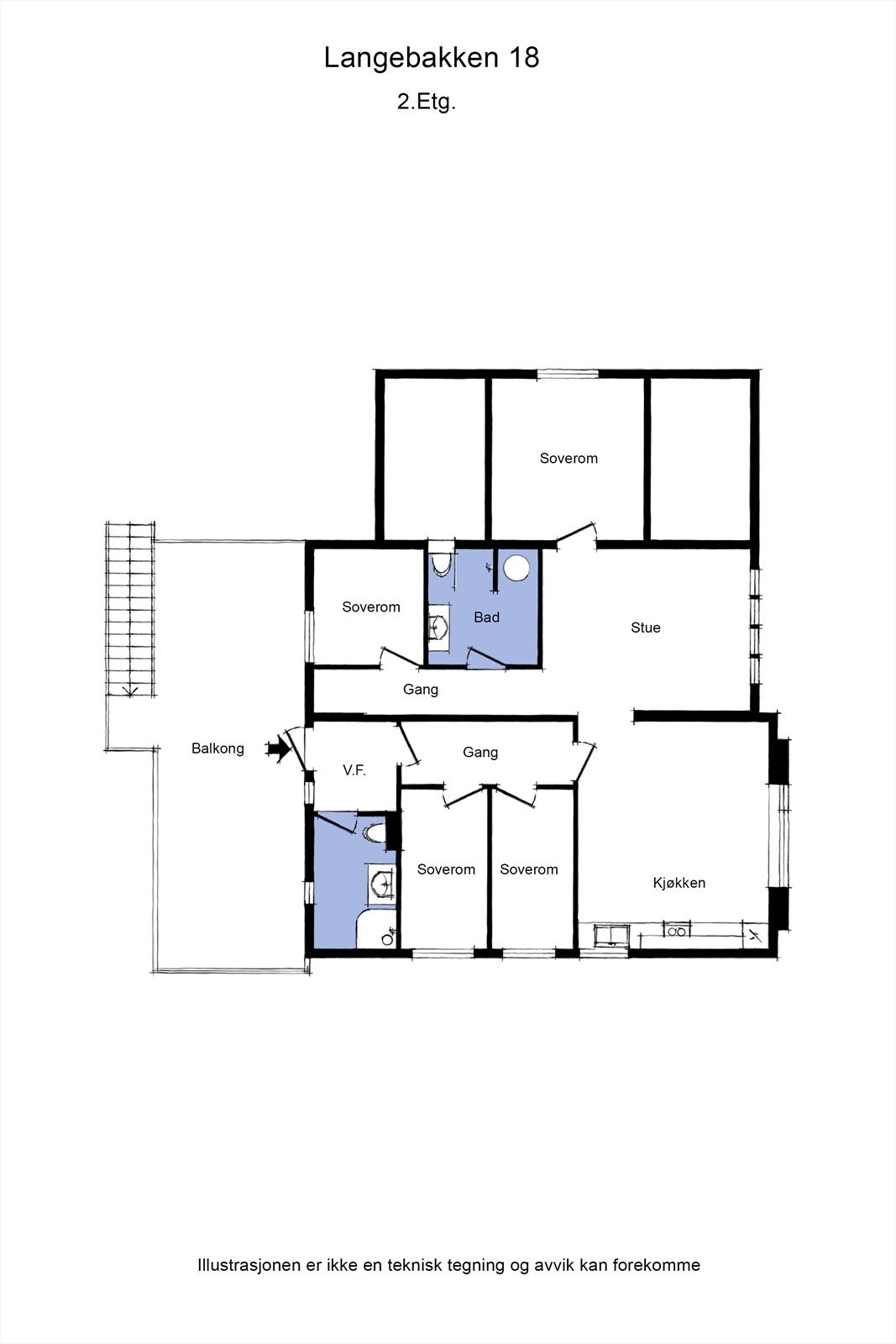 Plantegning 2.et Galleribilde