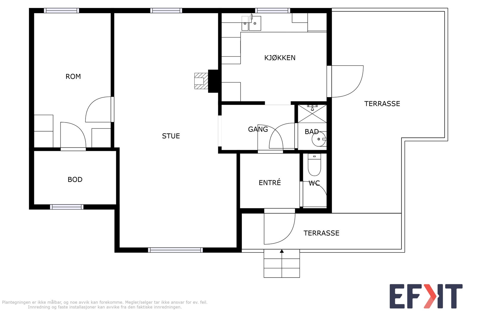 Plantegning Galleribilde