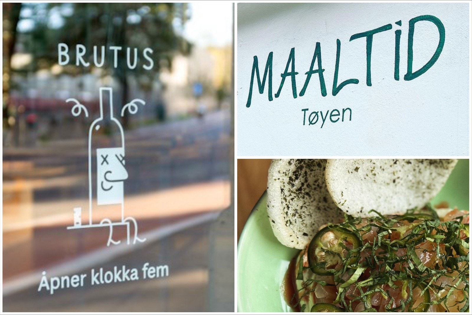 Tøyen har i dag et rikt utvalg av restauranter. Det nyeste tilskuddet er Maaltid, din egen nabolagsrestaurant, som ligger ved fontenen med populær uteservering. Galleribilde