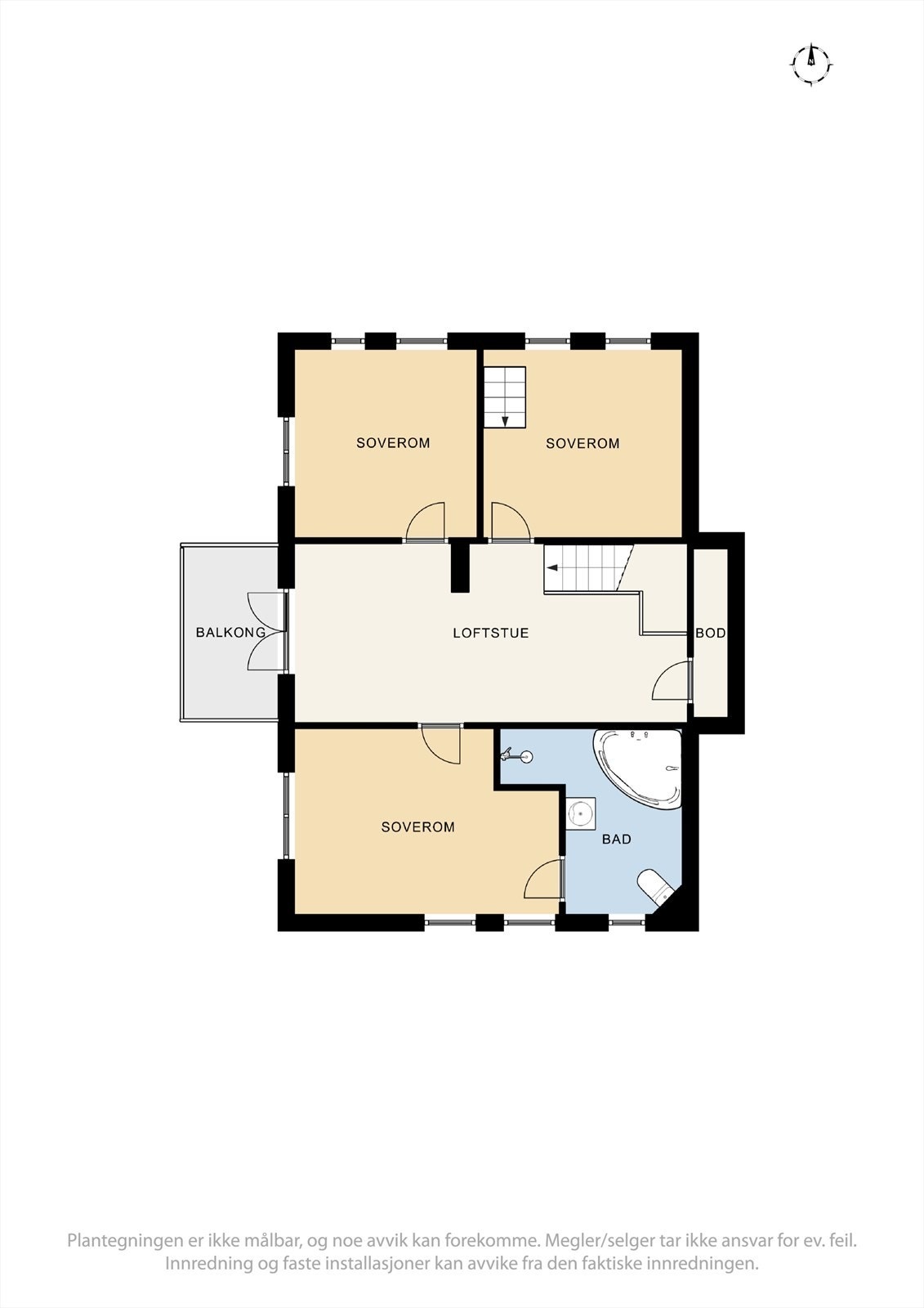 Plantegning 2.etasje. Galleribilde