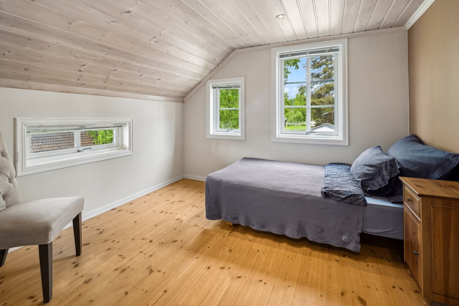 Soverom 3 ligger i andre etasje. Galleribilde