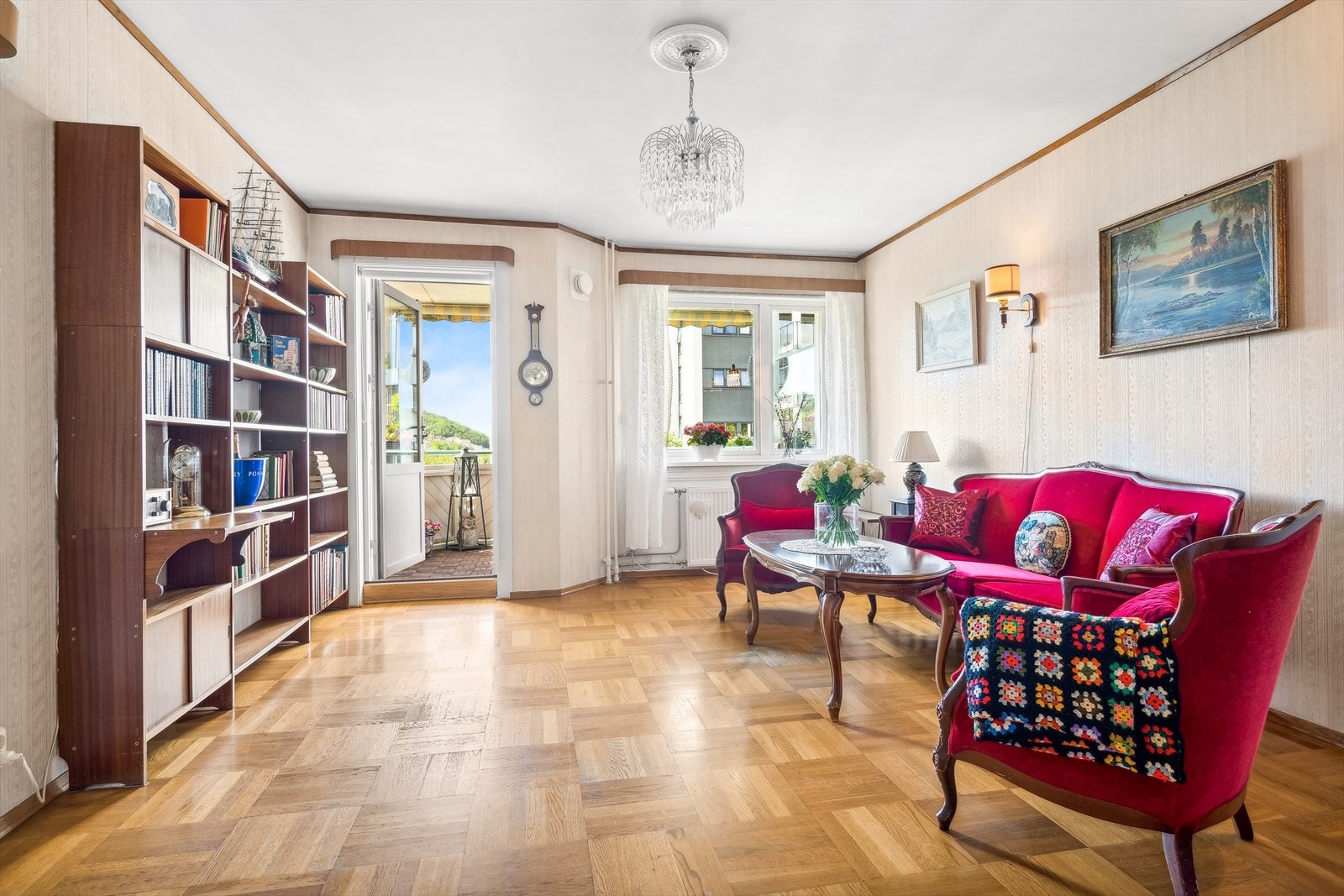 Fra stuen har du tilgang til en herlig, vestvendt balkong. Galleribilde