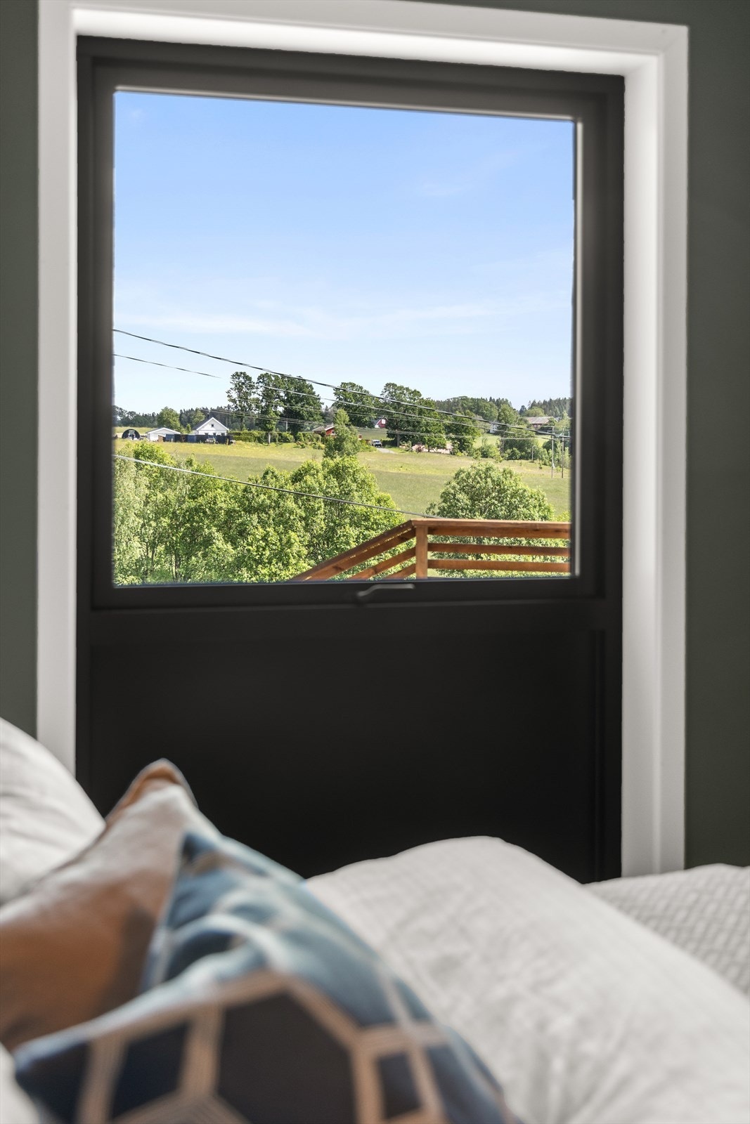 Utsikten fra soverommet. Galleribilde