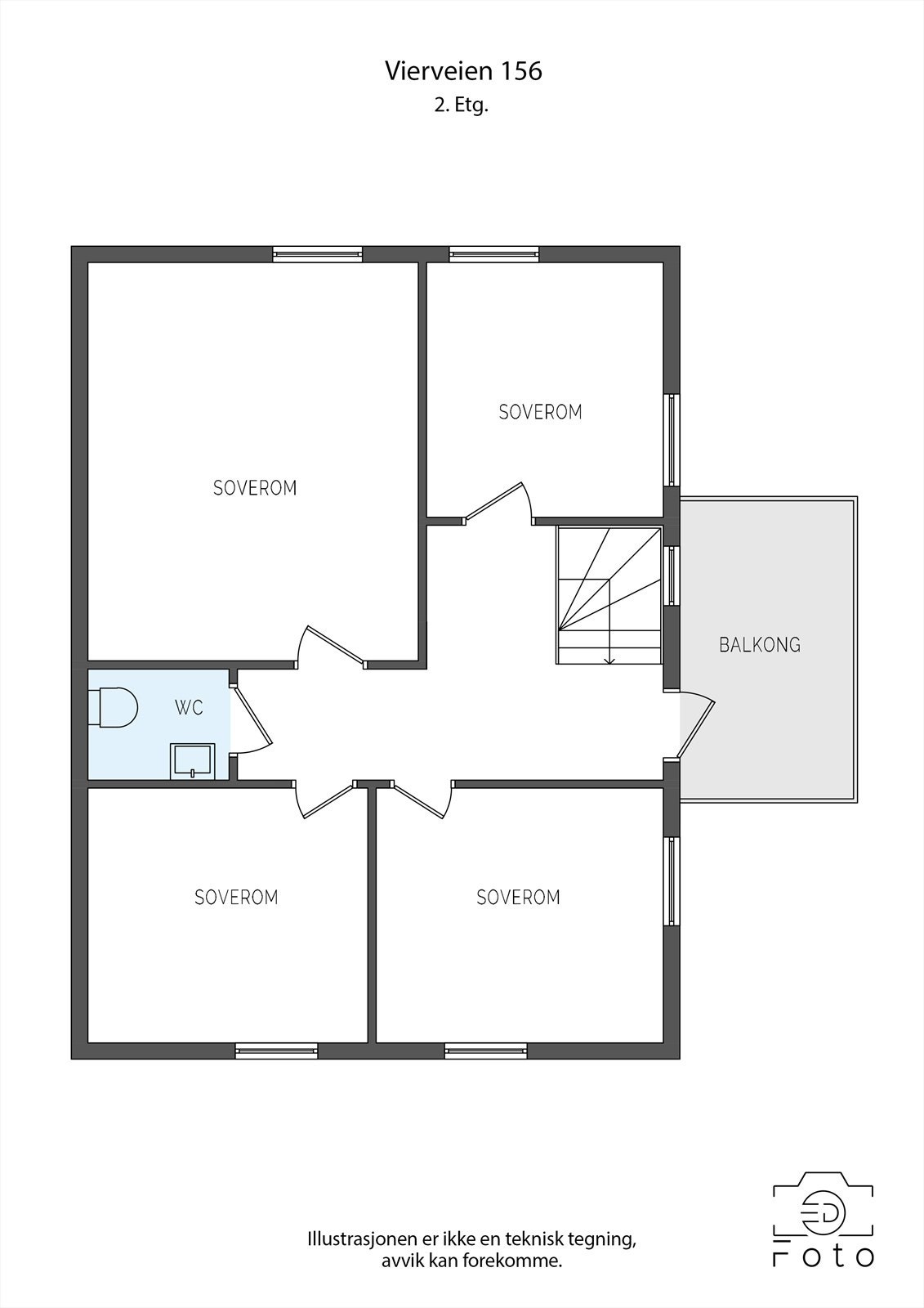 Plantegning 2. etasje Galleribilde