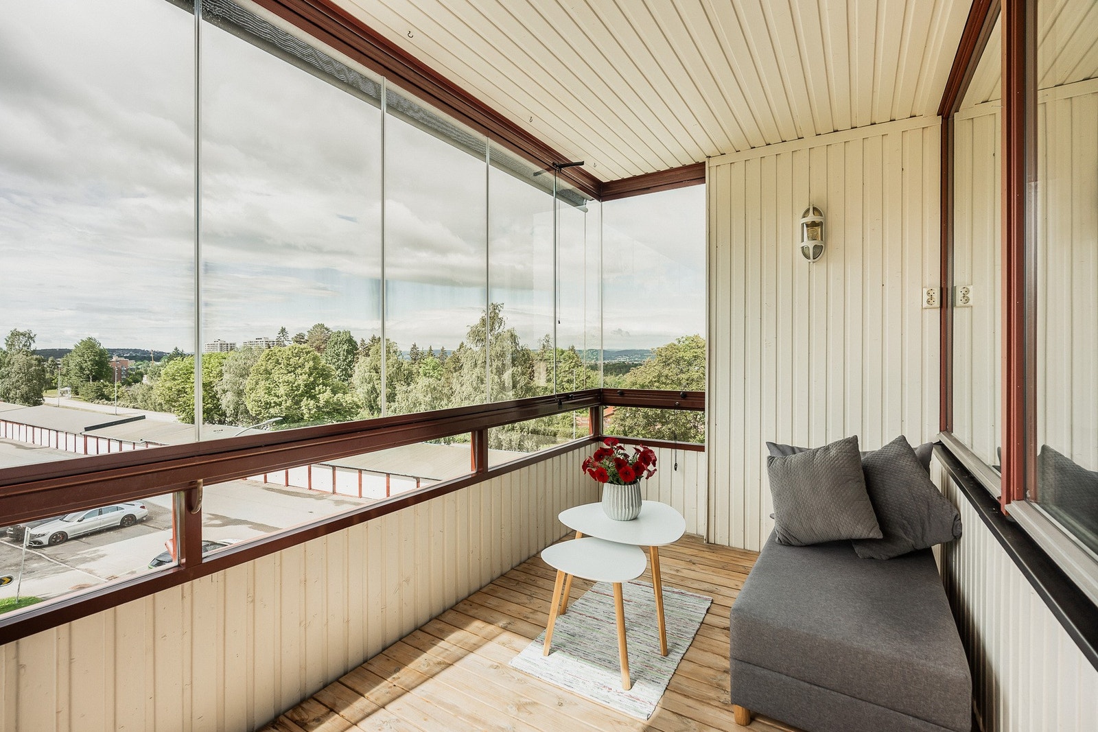 Et hyggelig uterom med romslig areal. Galleribilde