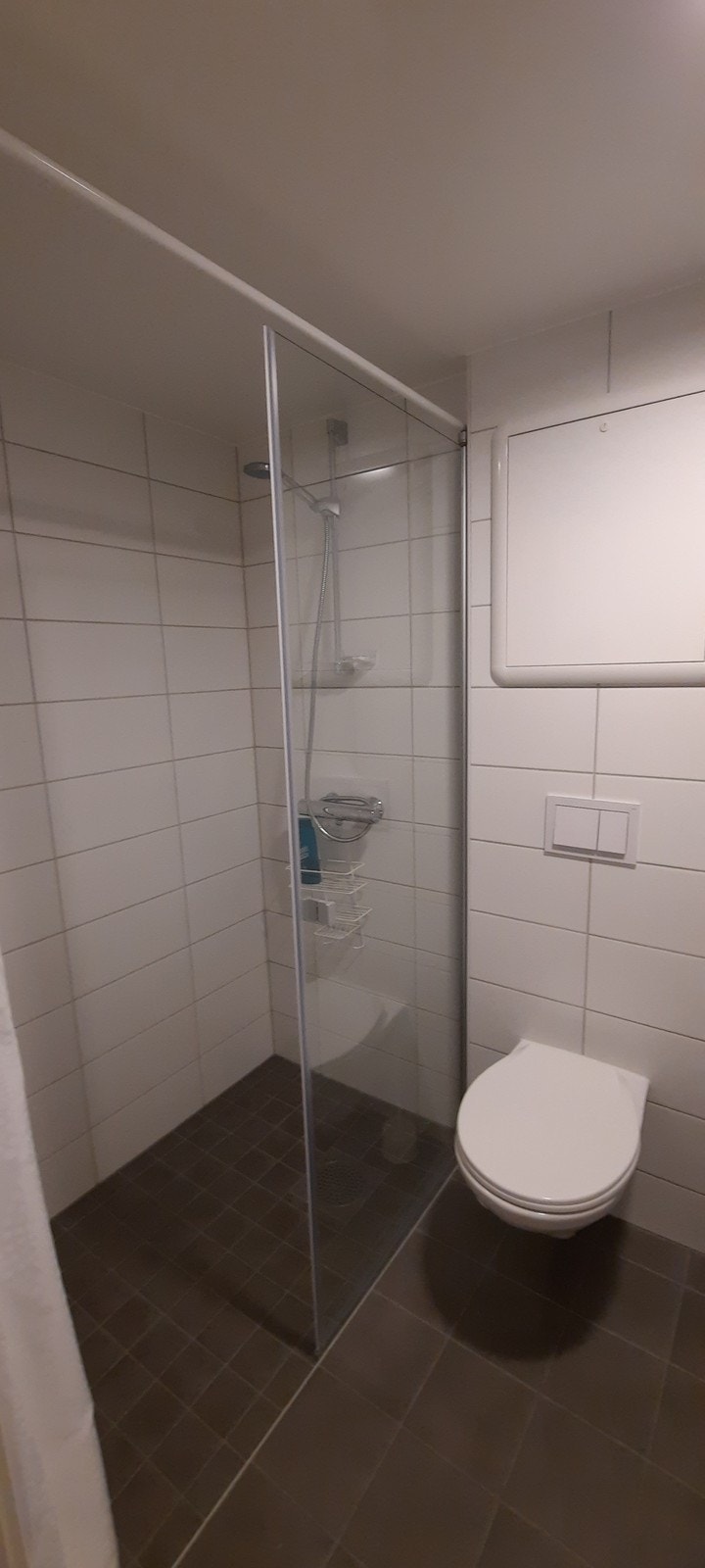 Nyoppusset bad med stor dusj. Galleribilde