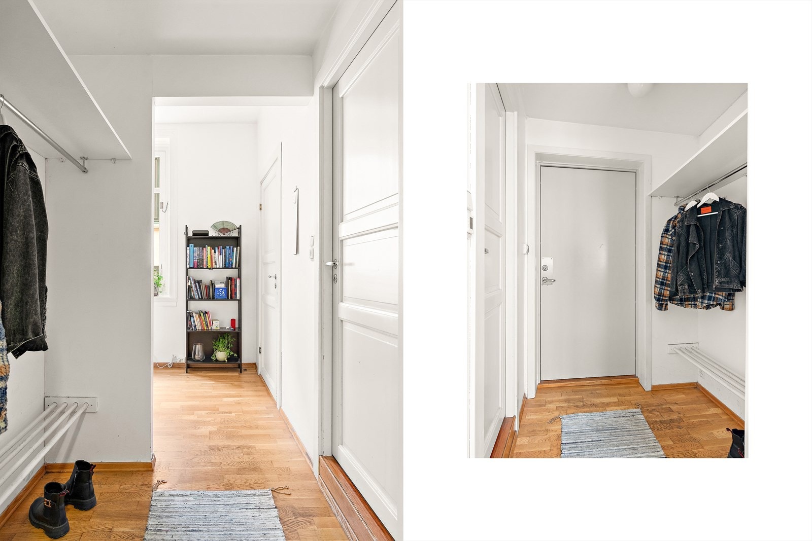 Romslig entré med oppbevaringsplass. Velkommen inn! Galleribilde