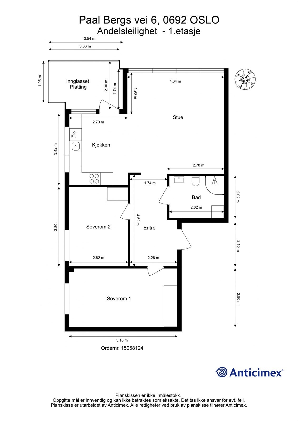 Plantegning Galleribilde