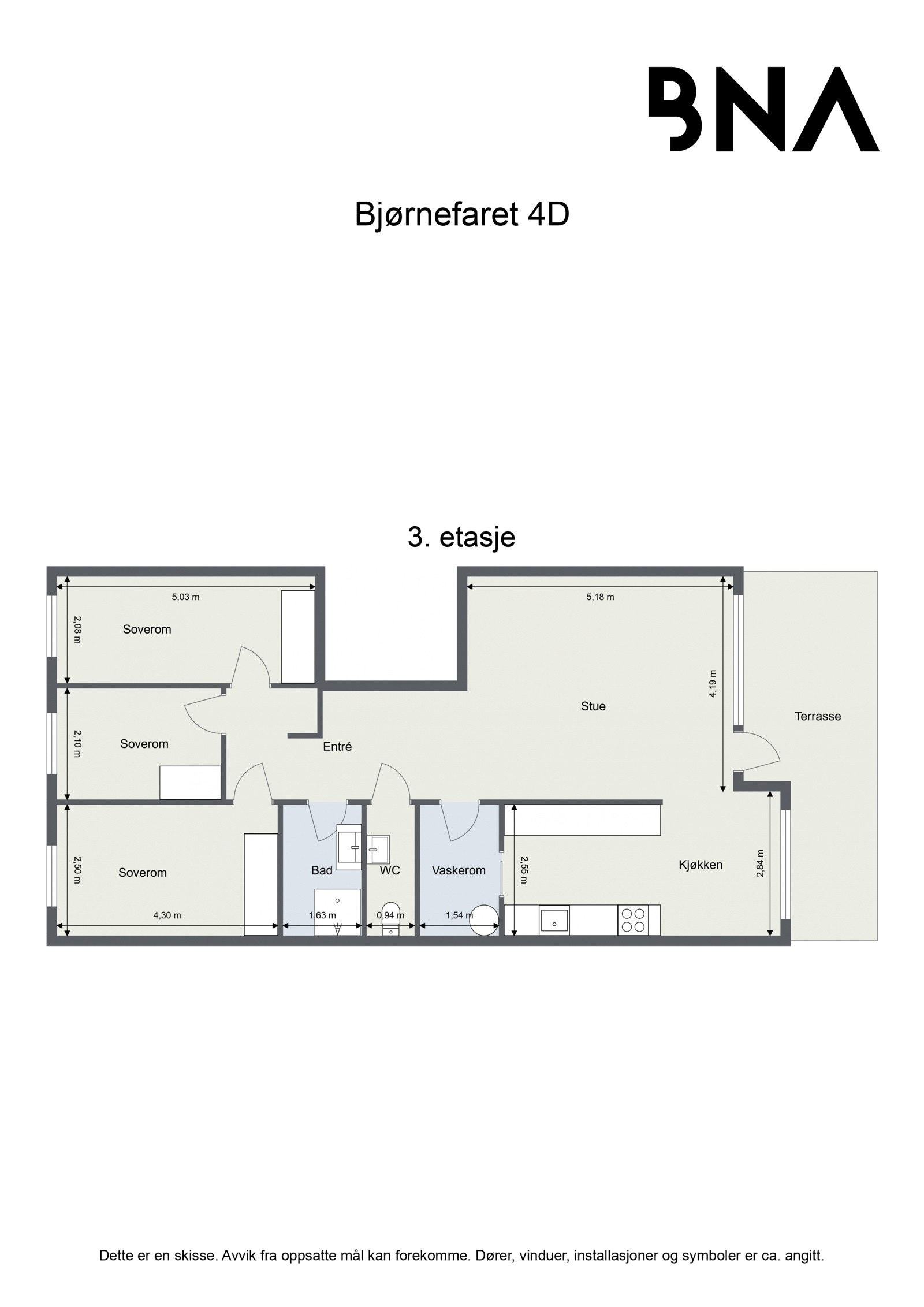 Plantegning Galleribilde