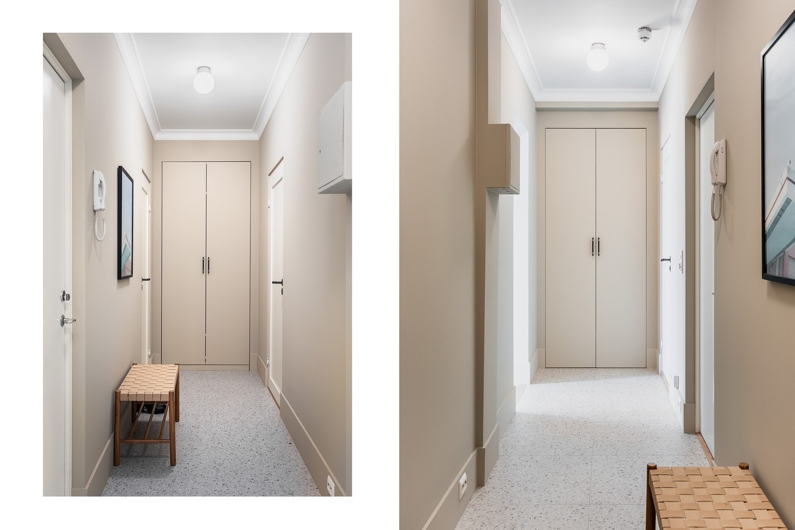 Lys og stilren entré. Galleribilde