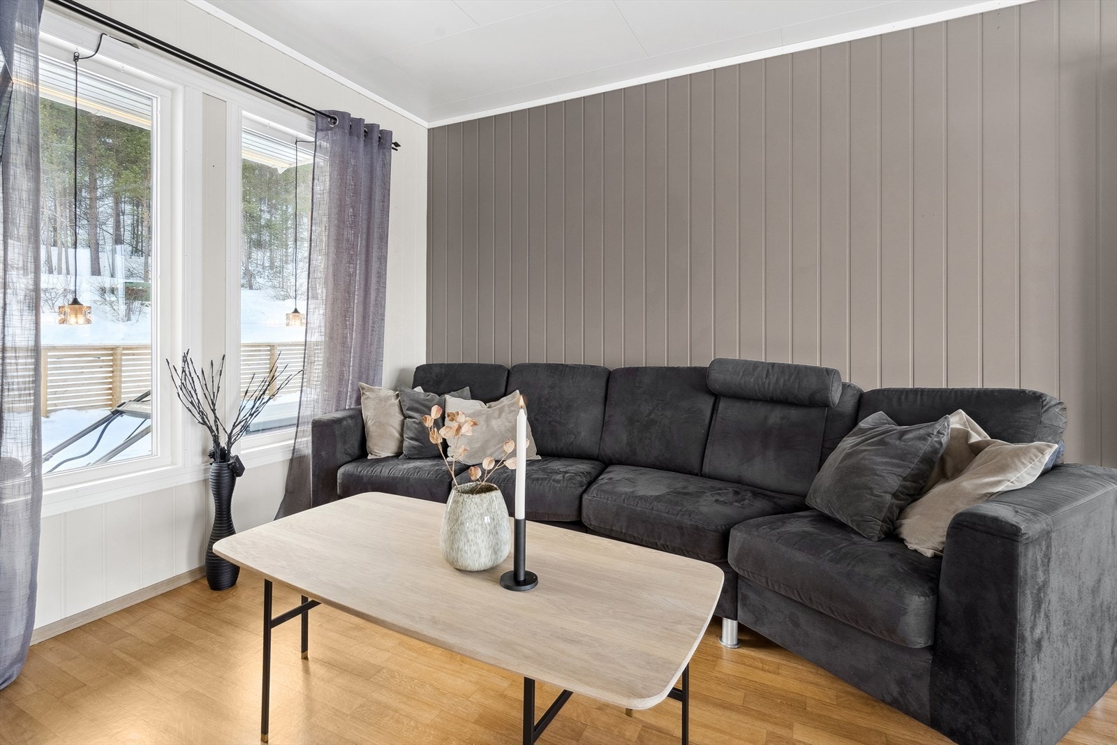 Dette er en herlig familiebolig med alt på ett plan. Galleribilde