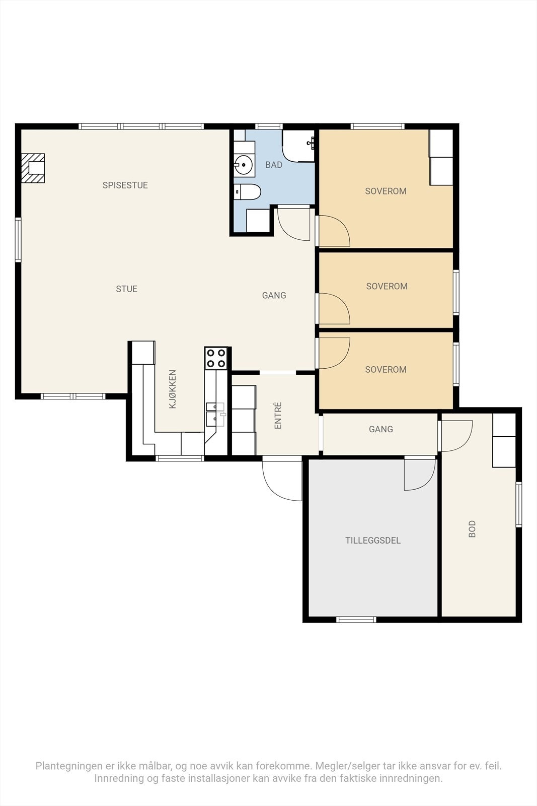 Plantegning Galleribilde