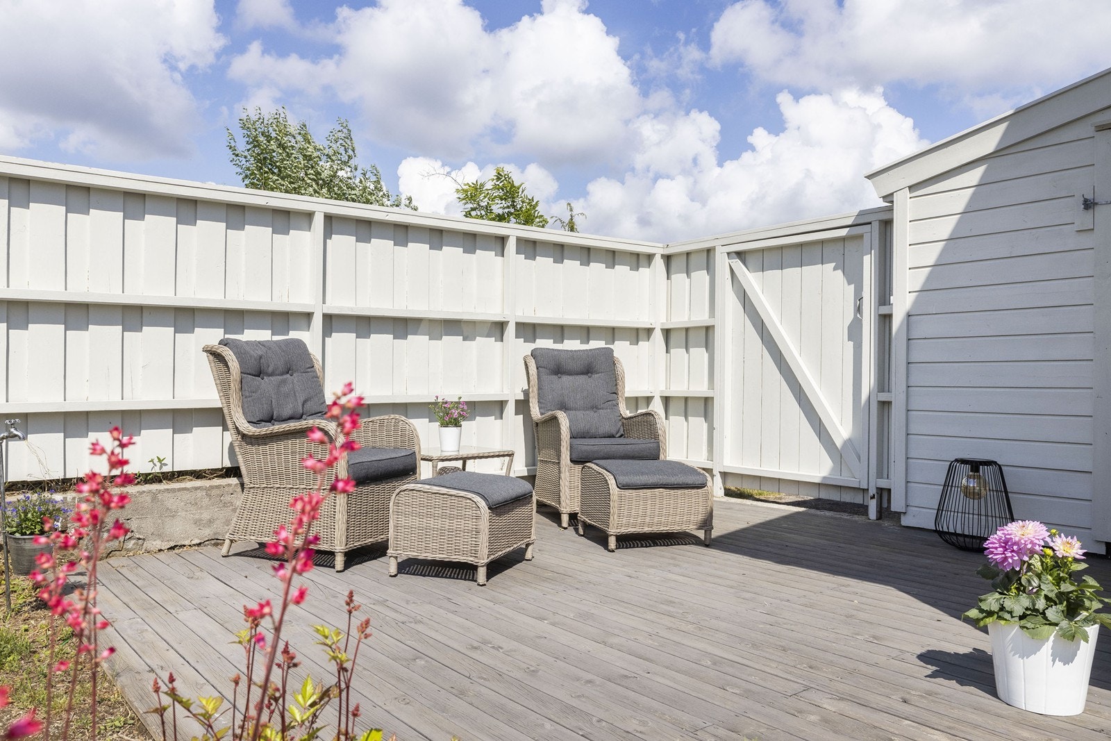 Skjermet terrasse Galleribilde