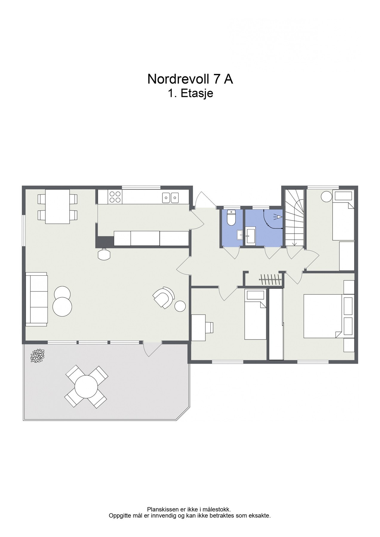 Plantegning hovedetasje Galleribilde