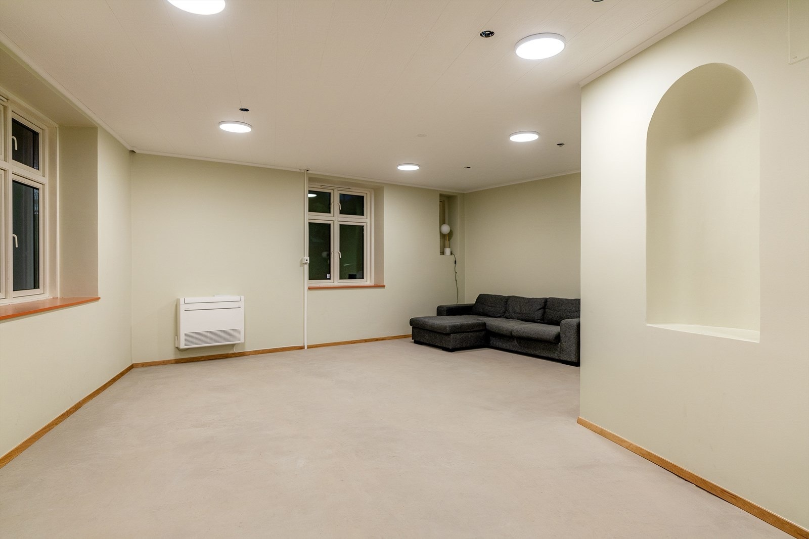 Stort fellesrom som kan leies av beboerne som tilhører sameiet. Galleribilde