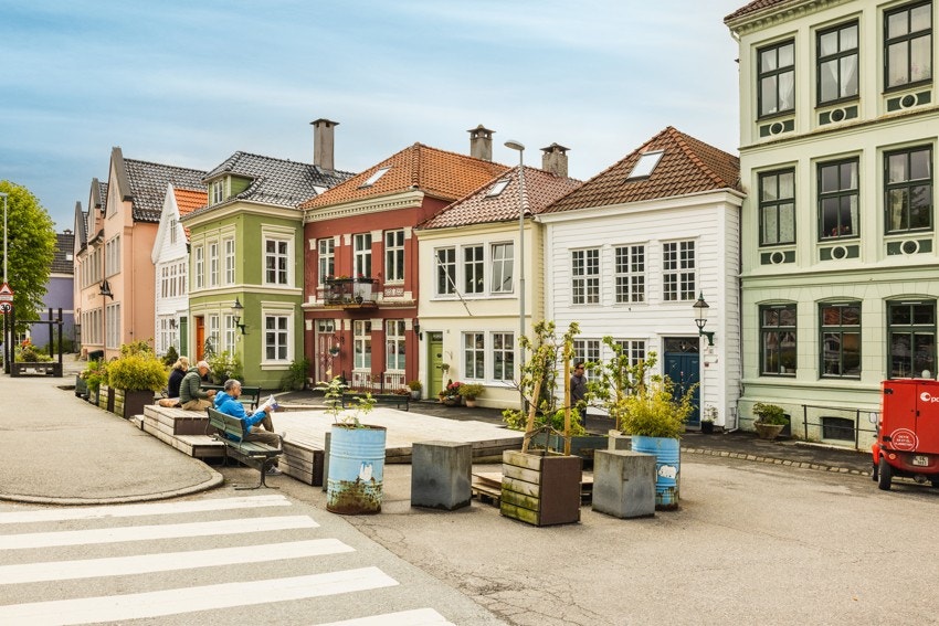 Klosteret med koselige caféer og gode smaksopplevelser. Galleribilde