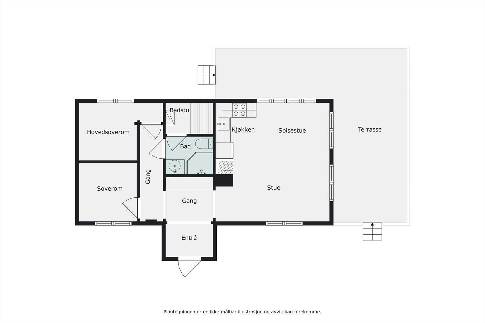 Plantegning Galleribilde