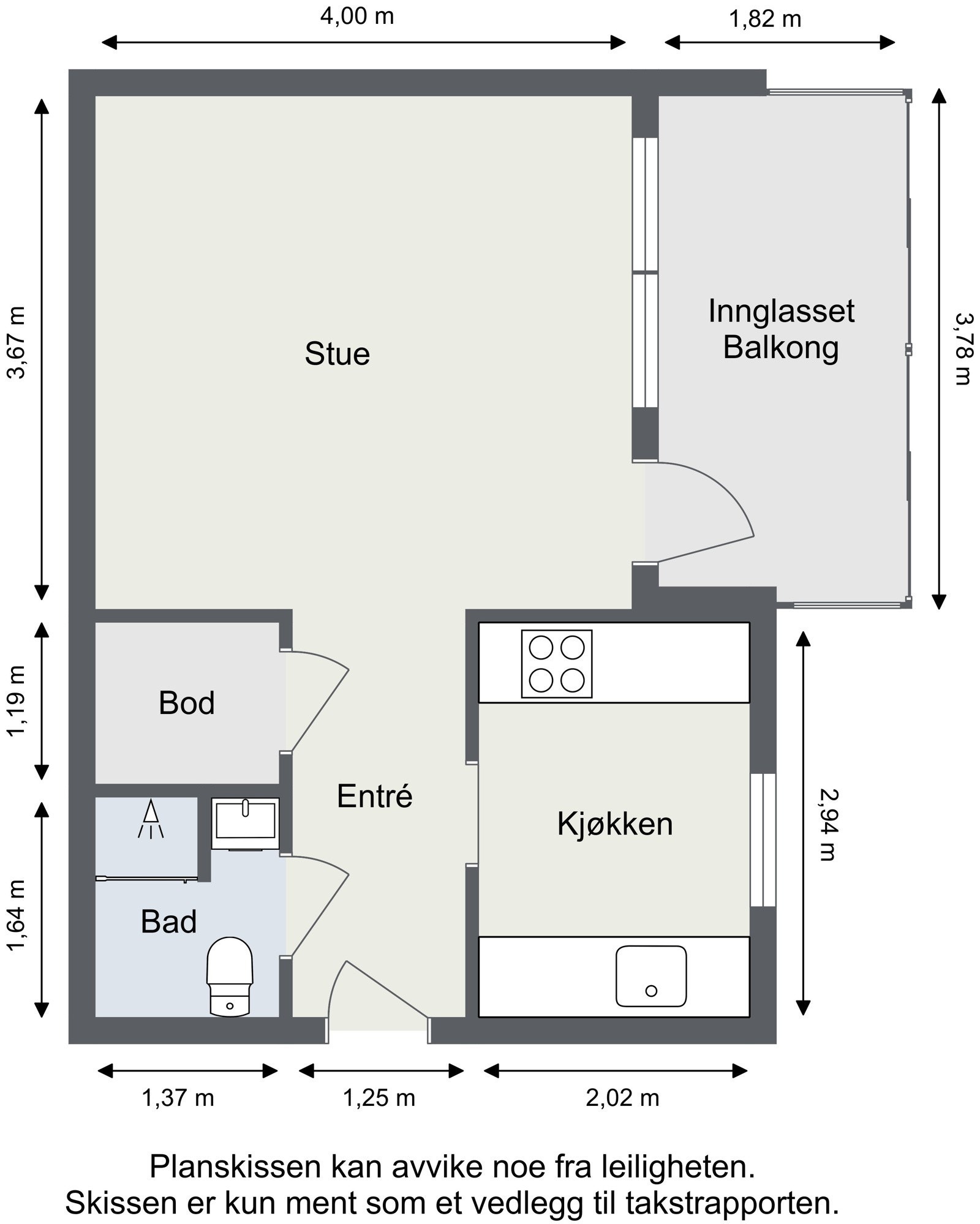 La oss starte med plantegningen så du får orientert deg. Galleribilde