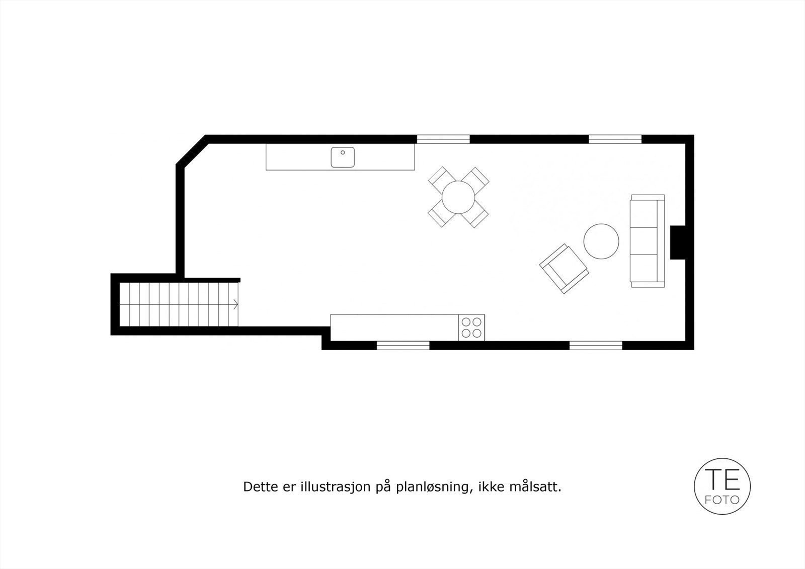 thumbnail_Floorplan letterhead - Drawing 140 - 2. Etasje - 2D Floor Plan.jpg Galleribilde