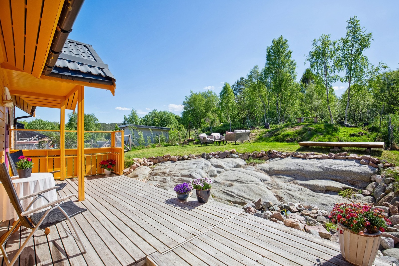 Trivelig og usjenert område Galleribilde