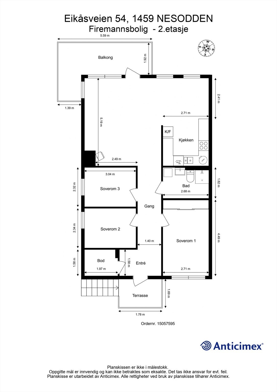 Plantegning Galleribilde