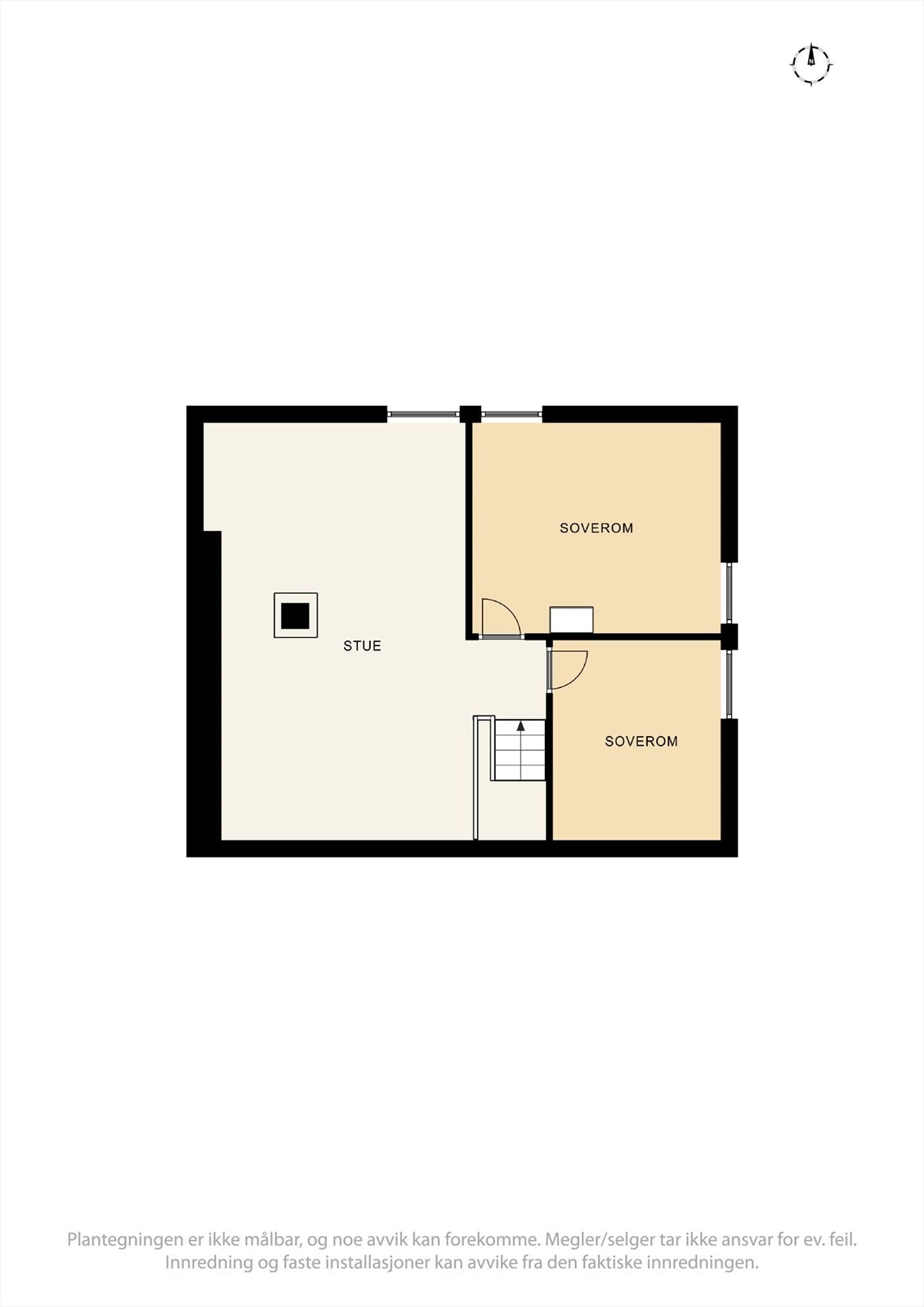 Plantegning loft. Galleribilde
