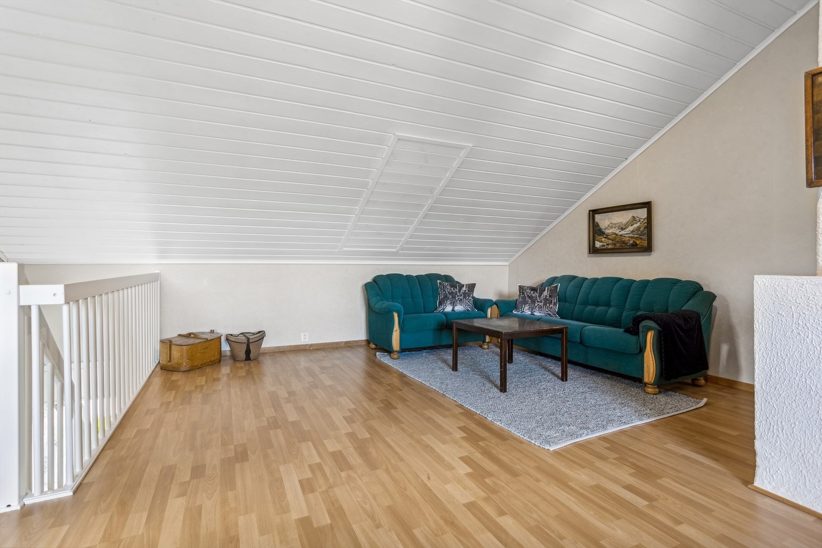 Loftstue på 36,4 kvm. Galleribilde