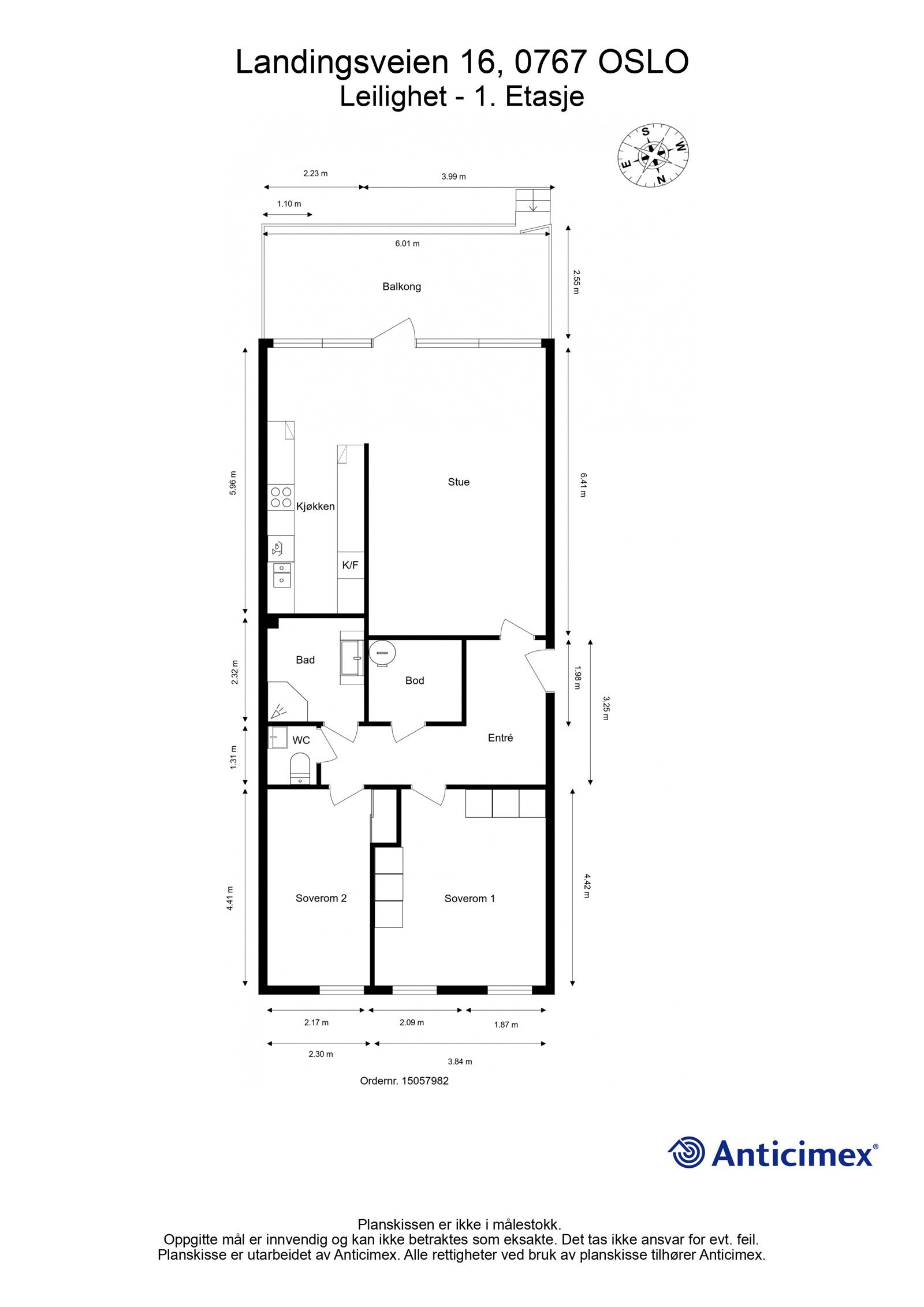 plantegning Galleribilde