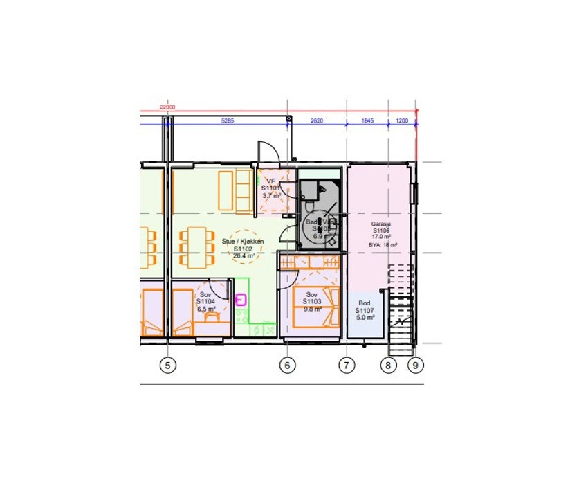 Plantegning Galleribilde