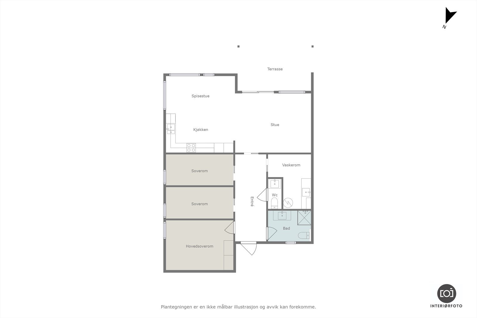 Plantegning Galleribilde